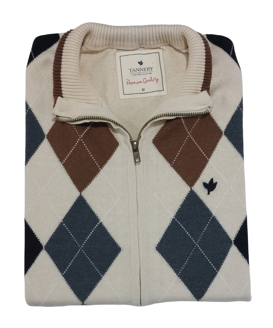 Campera de Punto Rombo Tannery