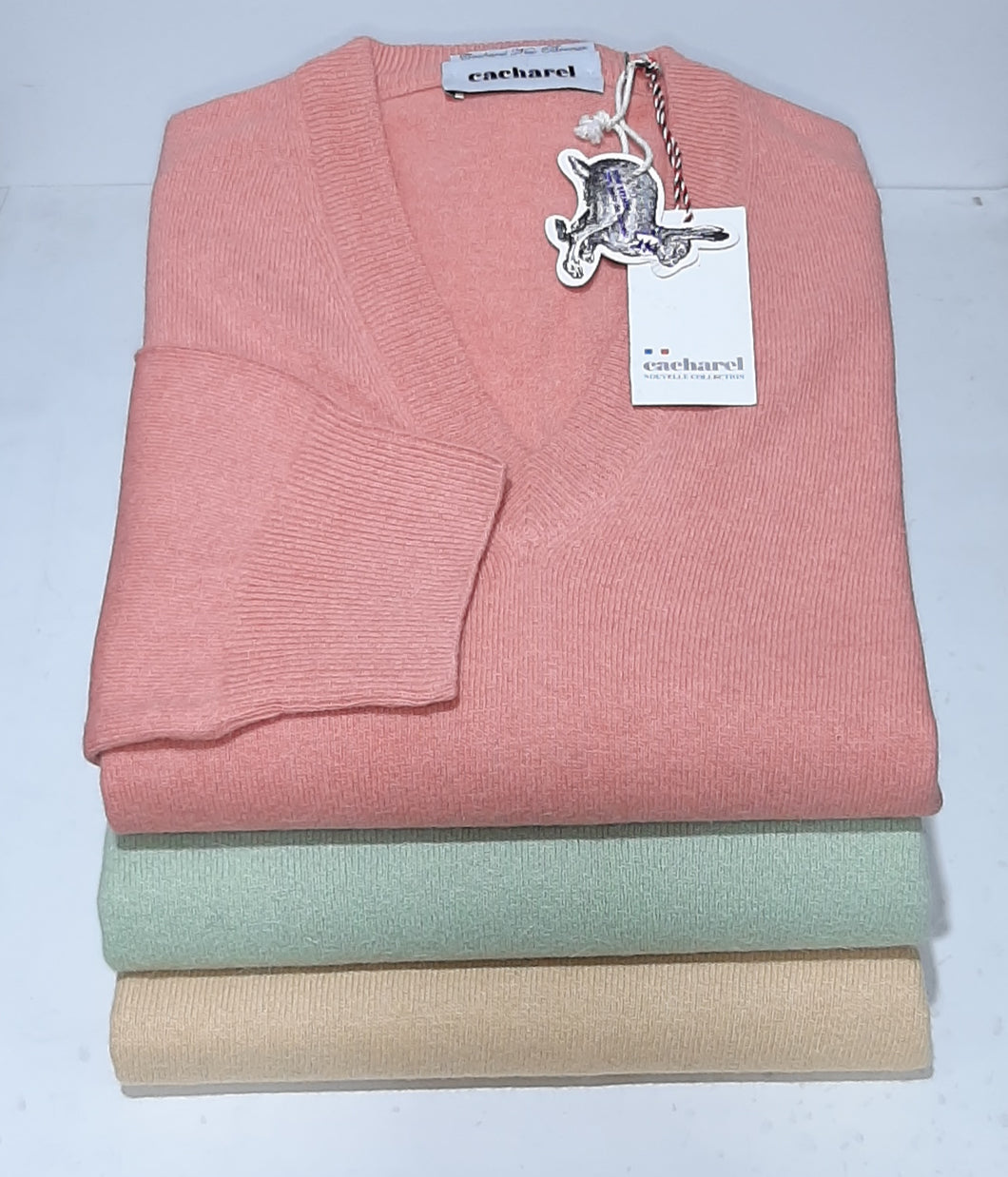 Sweater Escote V Bremer c/Pelo de Conejo