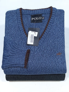 Sweater Escote V Melange
