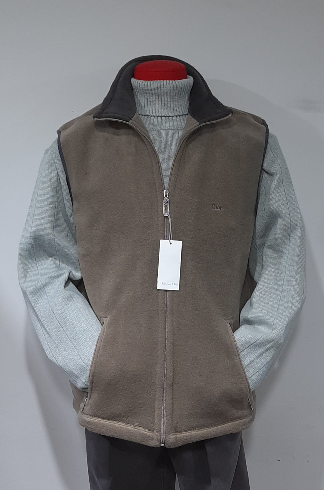 Chaleco Polar Cuello Combinado