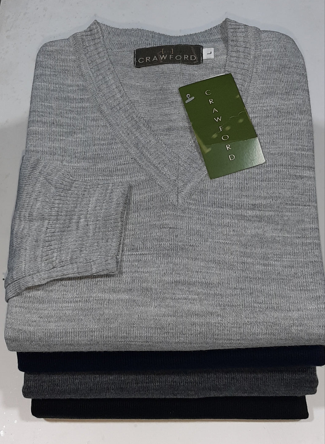 Sweater Escote V Liso
