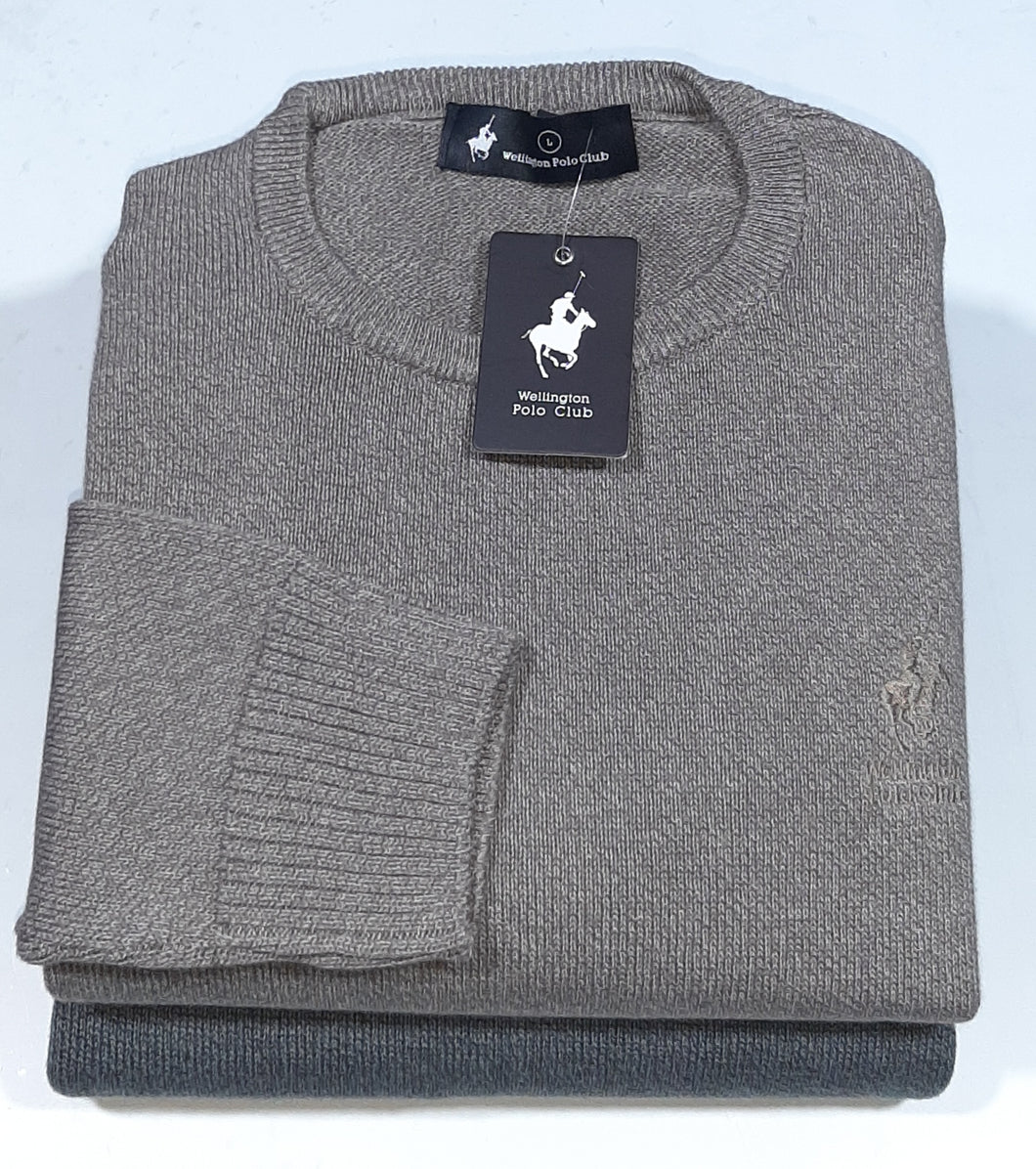 Sweater Escote O Melange