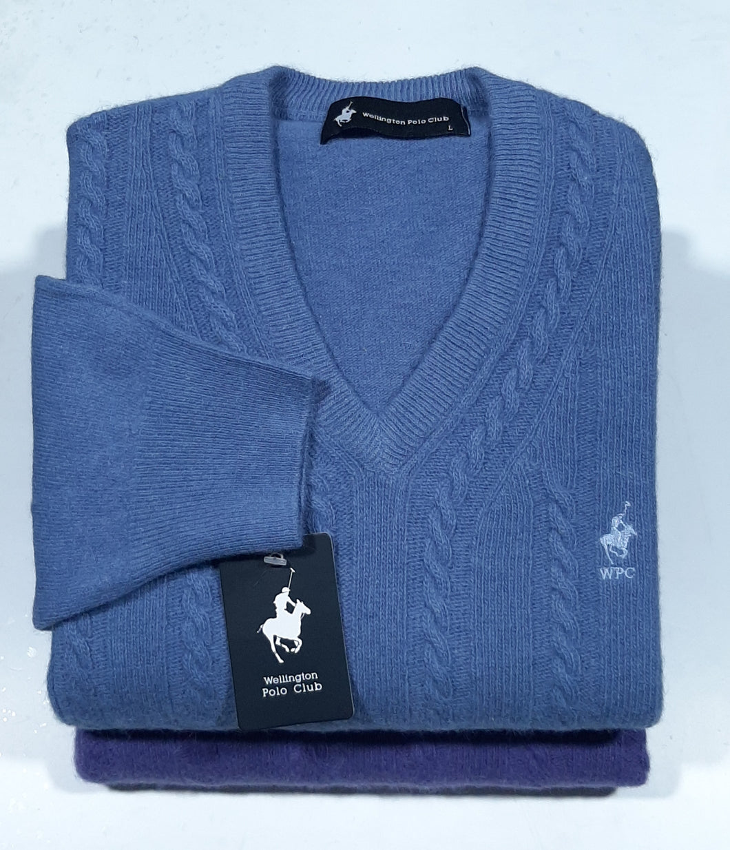 Sweater Escote V Bremer Trenzas