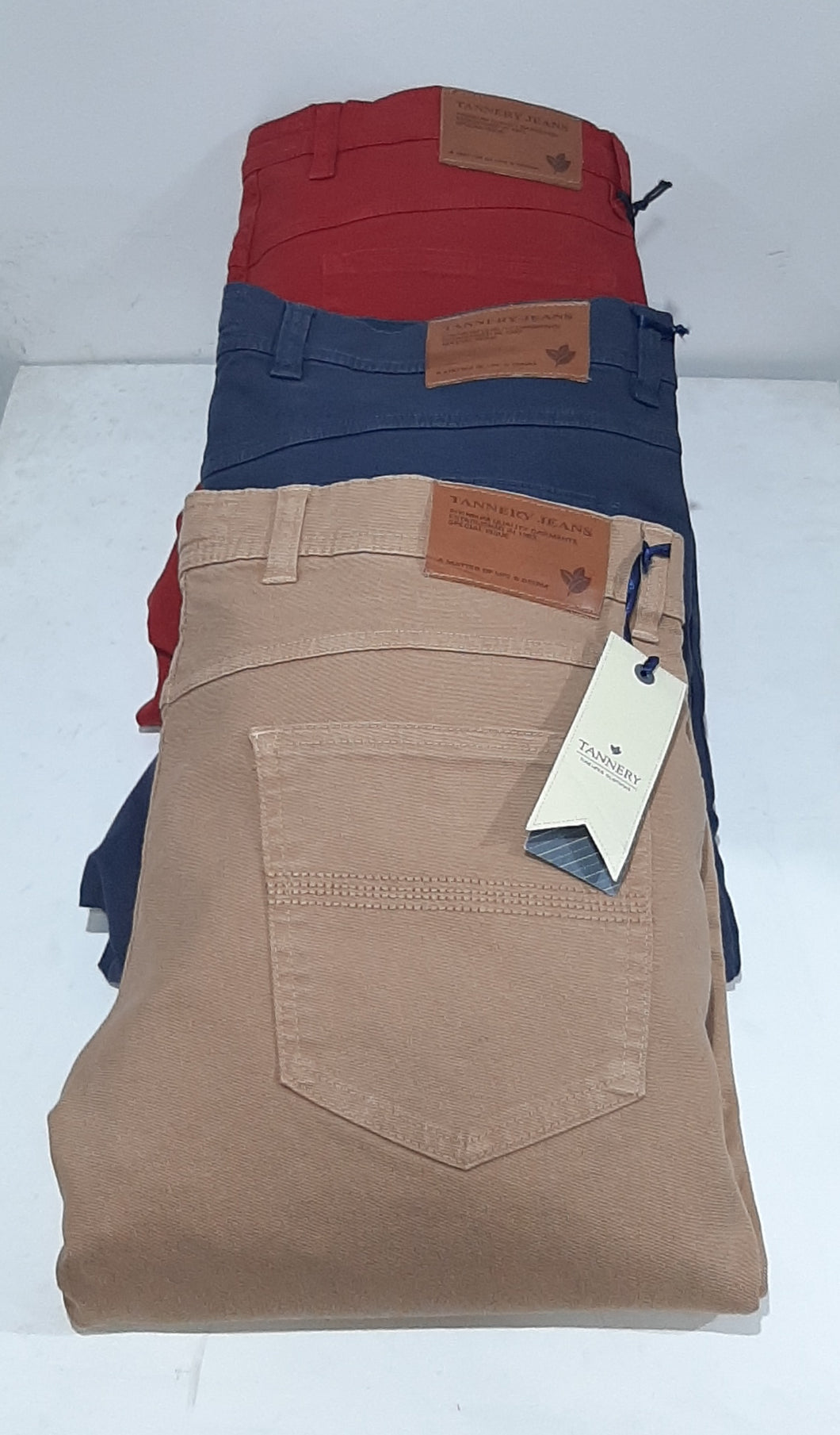 Pantalon Tannery Corte Jean Gabardina Elastizada