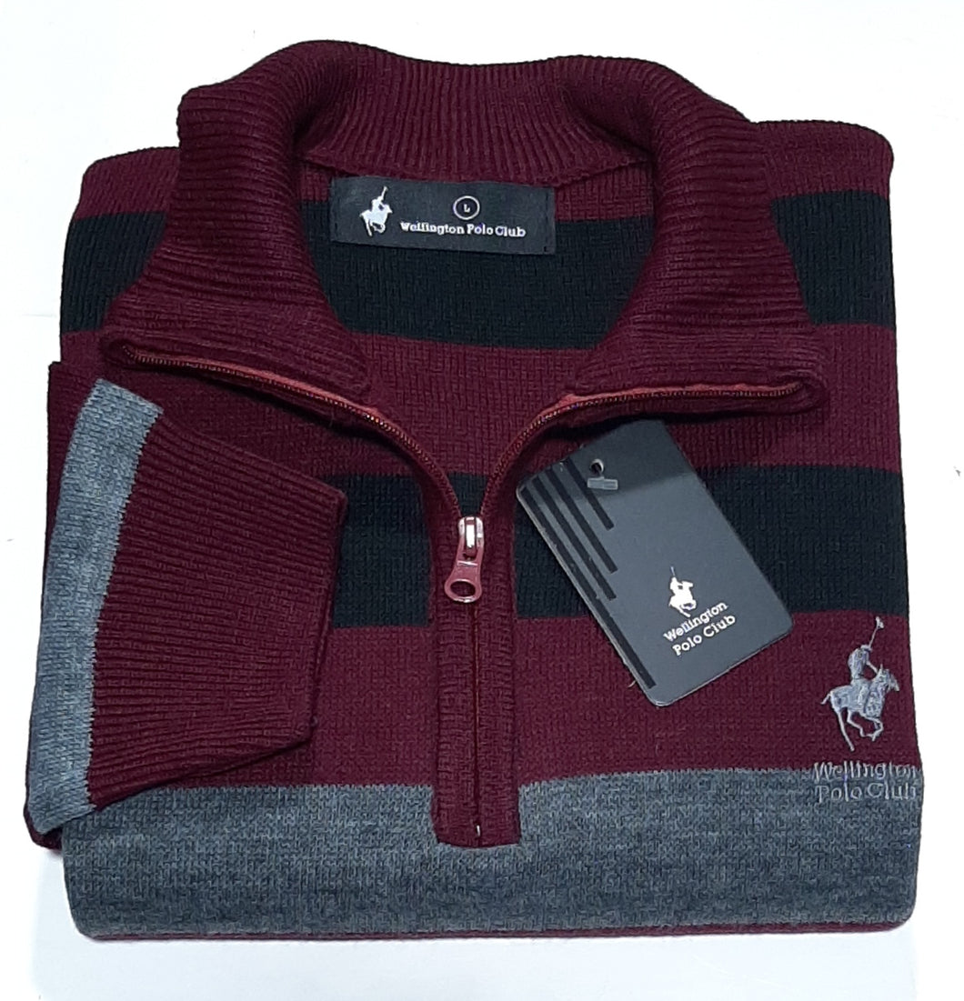 Sweater Polo Medio Cierre