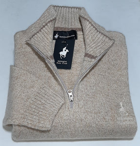 Sweater Polo Medio Cierre con Lana