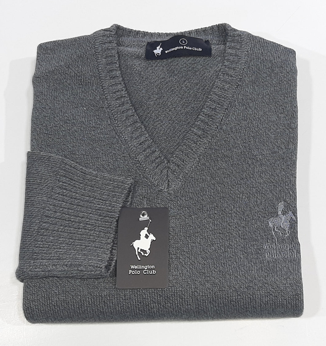 Sweater Escote V Melange